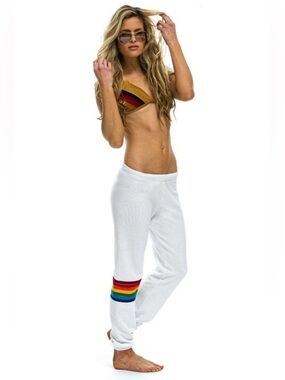 Aviator Nation | Rainbow Stitch Women's Sweatpant